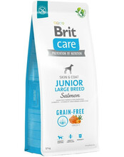Kuivtoit koertele Brit Care Grain-free Junior Large Breed Salmon, 12 kg