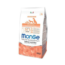 Kuivtoit kutsikatele Monge All Breeds Puppy & Junior lõhe ja riisiga, 0.8 kg