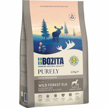 Kuivtoit koertele Bozita Purely põdralihaga, 2,5 kg