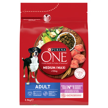 Kuivtoit koertele Purina One Adult Medium/Maxi Lamb & Rice, 2,5 kg