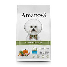 Kuivtoit koertele Amanova Adult Mini Digest Divine Rabbit, küülikulihaga, 2 kg