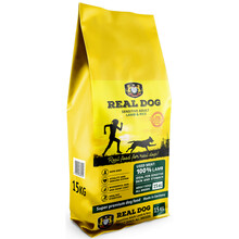 Kuivtoit koertele Real Dog Sensitive lambaliha ja riisiga, 15 kg