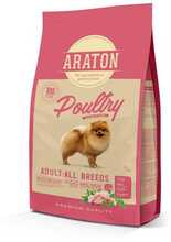 Kuivtoit koertele Araton Adult linnulihaga, 15 kg