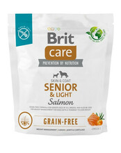 Kuivtoit koertele Brit Care Senior & Light Salmon, lõhega, 1 kg