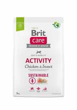 Kuivtoit koertele Brit Care Sustainable Activity Chicken & Insect, kanaga, 3 kg