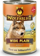 Märgtoit koertele Wolfsblut Wide Plain hobuselihaga ja bataadiga, 395 g