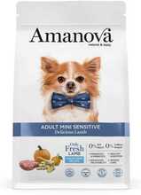 Kuivtoit koertele Amanova Adult Mini Sensitive Delicious Lamb, 2 kg