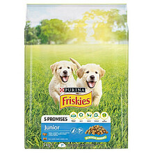 Kuivtoit kutsikatele Purina Friskies Junior kanaga ja köögiviljadega, 3 kg