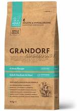 Kuivtoit koertele Grandorf Medium & Maxi lambaliha, kalkuni, pardi ja metsseaga, 10 kg
