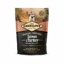 Kuivtoit koertele Carnilove Salmon & Turkey Large Breed Puppy, 1,5 kg