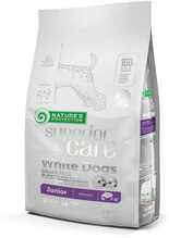 Kuivtoit koertele Natures Protection Superior Care White Dogs Junior Grain free lõhega, 10 kg