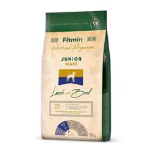 Kuivtoit kutsikatele Fitmin Maxi Junior Lamb & Beef, 12 kg