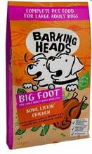 Kuivtoit koertele Barking Heads Big Foot Bowl Lickin Chicken kanaga, 12 kg