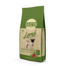 Kuivtoit noortele koertele ARATON, lambalihaga, 15 kg