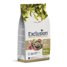 Kuivtoit koertele Exclusion Mediterraneo Dog Adult Lamb Small Breed, 7 kg