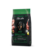 Kuivtoit koertele Fitmin For Life Lamb & Rice Mini, 12 kg