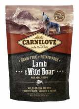 Kuivtoit koertele Carnilove Lamb & Wild Boar for Adult, 1,5 kg
