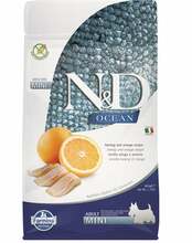 Kuivtoit koertele Farmina N&D Ocean Herring & Orange Adult Mini, 800 g