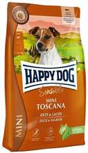 Kuivtoit koertele Happy Dog Sensible Mini Toscana pardiliha ja lõhega, 4 kg
