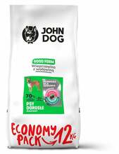 Kuivtoit koertele John Dog Good Form sealiha ja veiselihaga, 12 kg