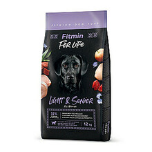 Kuivtoit koertele Fitmin For Life Light & Senior, 12 kg