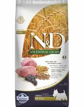 Kuivtoit koertele Farmina N&D Low Grain Lamb & Blueberry Adult Mini, 7 kg