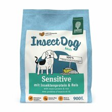 Kuivtoit koertele Green Petfood Insect Dog Sensitive riisiga, 0.9 kg