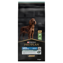 Kuivtoit koertele Purina Pro Plan Large Adult Athletic Optidigest, lambaliha ja riis, 14 kg