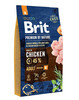 Kuivtoit koertele Brit Premium By Nature Adult M kanaga, 8 kg