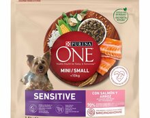 Kuivtoit koertele ONE Mini Sensitive lõhe ja riisiga, 1,5 kg