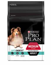 Kuivtoit koertele Purina Pro Plan Adult Medium Sensitive Digestion lambaga, 3 kg