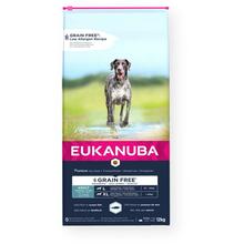 Kuivtoit koertele Eukanuba Grain Free Large Breed, Ocean Fish, 12 kg