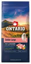 Kuivtoit koertele Ontario Senior Large Chicken and Sweet Potatoes, 12 kg