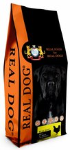 Kuivtoit koertele Real Dog Adult All Breeds kanaga ja riisiga, 20 kg