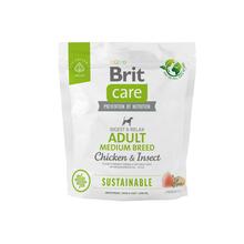 Kuivtoit koertele Brit Care Sustainable Adult Medium Breed kanaliha ja putukatega, 1 kg