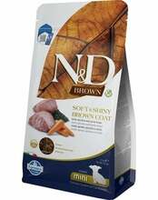 Kuivtoit kutsikatele Farmina N&D Brown Puppy Mini Lamb Spirulina Carrot, 1,5 kg