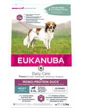 Kuivtoit täiskasvanud koertele Eukanuba Daily Care pardiga, 2,3 kg