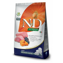 Kuivtoit koertele Farmina N&D Pumpkin Lamb & Blueberry Puppy Medium/Maxi, 2.5 kg