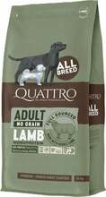 Kuivtoit koertele Quattro All Breed Adult Monoprotein lambalihaga, 12 + 3 kg