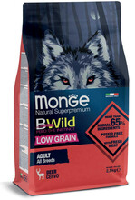 Kuivtoit koertele Monge BWild Adult Deer, hirveliha, 2.5 kg