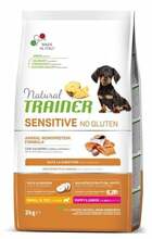 Kuivtoit kutsikatele Natural Trainer Sensitive No Gluten lõhega, 2 kg