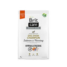 Kuivtoit koertele Brit Care Hypoallergenic Dog Show Champion lõhe ja heeringaga, 3 kg