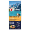 Kuivtoit koertele Ontario Dog Adult Medium Fish & Rice, 12 kg