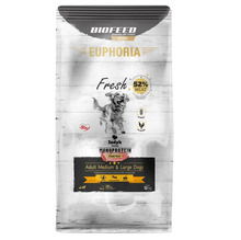 Kuivtoit koertele Biofeed Euphoria Fresh Meat Adult Medium & Large kalkuniga Monoprotein, 12 kg