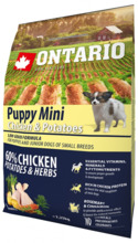 Kuivtoit kutsikatele Ontario Puppy kanaliha ja kartuliga, 2,25 kg