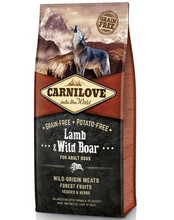 Kuivtoit koertele Carnilove Lamb & Wild Boar for Adult, 12 kg