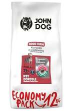Kuivtoit koertele John Dog Good Form Adult Chicken with Beef, 12 kg
