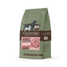 Kuivtoit koertele Quattro All Breed Adult hipoallergeenne lõhe ja krilliga, 3 kg