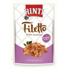 Konserv koertele Rinti Filetto kanaga ja singiga, 100 g