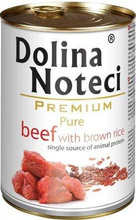 Konserv koertele Dolina Noteci Premium Pure veiseliha ja pruuni riisiga, 400 g